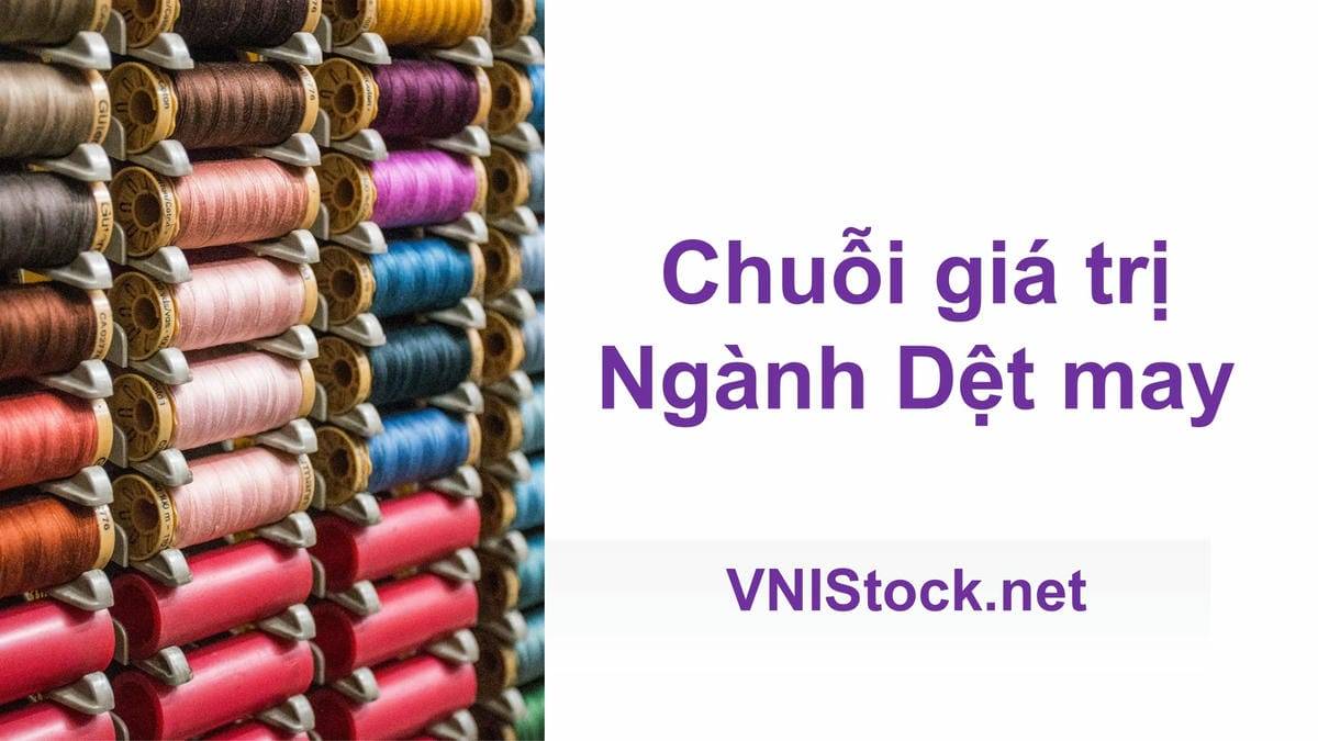 Nhiều sợi chỉ đa dạng màu sắc trong chuỗi giá trị ngành Dệt may