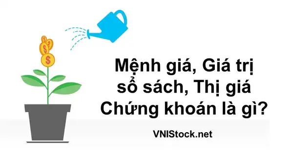 Hình ảnh tưới cây, tìm hiểu kiến thức chứng khoán Mệnh giá, Giá trị sổ sách, Thị giá chứng kho