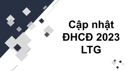 Cập nhật LTG - CTCP Tập đoàn Lộc Trời - Đại hội cổ đông Thường niên 2023