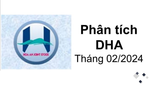 Phân tích cổ phiếu DHA CTCP Hóa An, cập nhật kết quả kinh doanh, đại hội cổ đông từ VNIStock