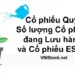 Cổ phiếu quỹ, số lượng cổ phiếu đang lưu hành và cổ phiếu ESOP