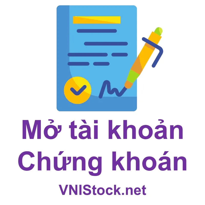 Hợp đồng Mở tài khoản chứng khoán đang được ký của VNIStock