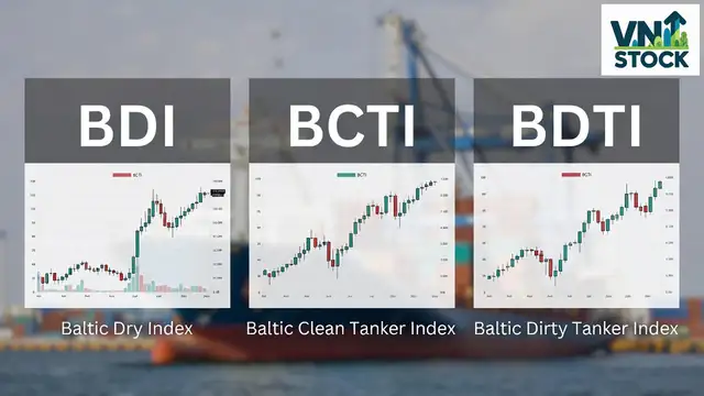 Phân biệt chỉ số BDI, BCTI, BDTI, BDI là gì, BCTI là gì, BDTI là gì, Baltic Dry Index, Baltic Clean Tanker Index, Baltic Dirty Tanker Index, phân biệt BDI BCTI BDTI, chỉ số vận tải biển tại VNIStock.net